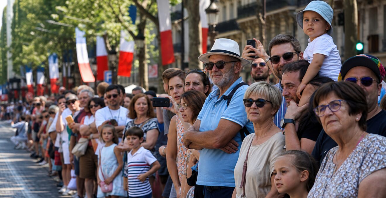fare con i bambini a Parigi il 14 luglio